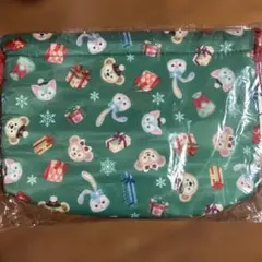 ル*ル様 ディズニー　ダッフィーフレンズ　保冷バッグ　クリスマス　スーベニアラン