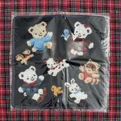 ファミリアトートバッグラッピング付きシェニールハンカチ青ha.様