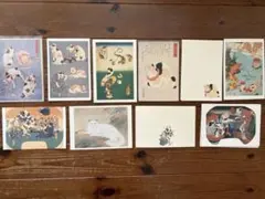 猫イラストポストカード 複数枚