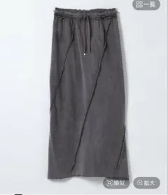 JEANASiS/パネルコンビスウェットスカートのサムネイル