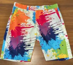 LOUDMOUTH GOLF カラフルペイントスプラッシュショートパンツ