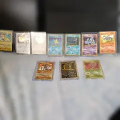 古い当時の超レアカ−ド★ひかるリザ−ドンひかるミュウッ−★ひかる旧裏面10セットのサムネイル