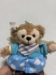 ダッフィーウィッシングウィングスぬいぐるみバッジ