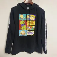 Rugrats キャラクター 裏起毛フード付きパーカートレーナー L