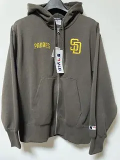 SD PADRES 刺繍入り　フルジップパーカー　 L