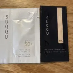 SUQQU ザ リクイド ファンデーション e 115 ＆日焼け止め　サンプル