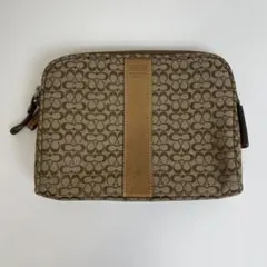 コーチ COACH 化粧ポーチ ミニシグネチャー ケース