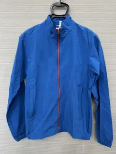 FIRST DOWN 青 ナイロンジャケット Lサイズ