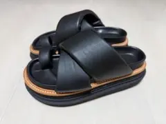 sacai サンダル SCM-238 ブラック サイズ40【付属品あり】 sacai サンダル SCM-238 ブラック サイズ40【付属品あり】 - メルカリ