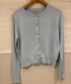H&M 長袖 カーディガン ペールブルーのサムネイル