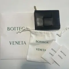 BOTTEGA VENETA(ボッテガヴェネタ) 2つ折り財布 カセット 黒
