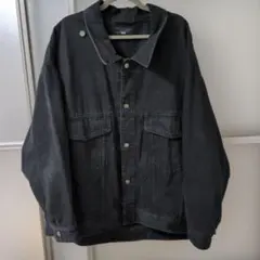 HARE ダークグレー オーバーサイズデニムジャケット MEDIUM