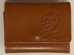 ムーミン 三つ折り財布 ブラウン