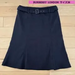 BURBERRY LONDON バーバリーロンドン チェック柄　フレアスカート