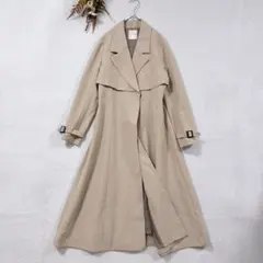 アンドクチュール ロング トレンチコート フレアシルエット 春秋アウター M相当