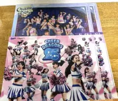 ドラゴンズ チアドラクリアファイル来場者配布 2022年/2024年 4枚セット