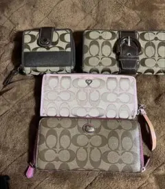 Coach 長財布&二つ折り財布　4個セット
