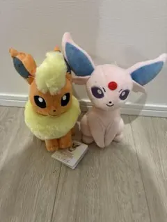 三英貿易　ポケモン　ぬいぐるみ　ブースター　エーフィ