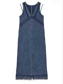 MEDI REMAKE I LINE DENIM DRESS - メルカリ