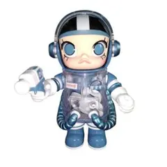 ポップマート SPASE MOLLY EMOJI886 クリアブルー 宇宙服♡のサムネイル