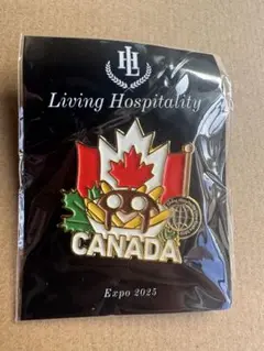 EXPO 2025 Living Hospitality カナダ館　ピンバッジ