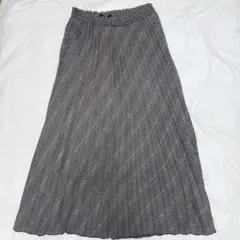 earth music&ecology チェック柄 プリーツスカート