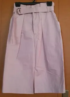 earth music&ecology Dカンベルト付きスカート