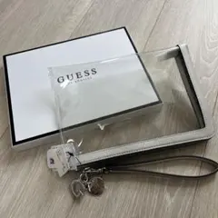 新品 guess ポーチ 約23×16cm