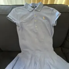 Polo Ralph Lauren ライトブルー ポロワンピース M8-10
