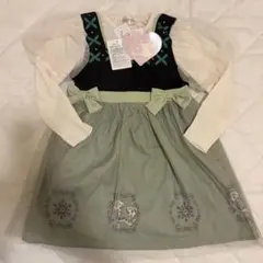 【新品・未使用】しまむら アナ 幼少期 ワンピース ドレス 110cm