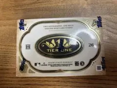 Topps Tier One 2026 MLB トレーディングカードのサムネイル