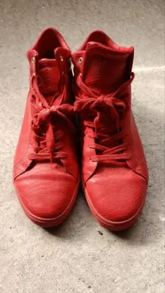 赤 ハイカットスニーカー　Zara