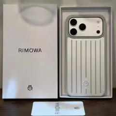 新品RIMOWA iPhone16promax スマホケースベージュ ストライプ - メルカリ