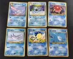 m*o様 ポケモンカード 旧裏面 水タイプ 6枚セット - メルカリ