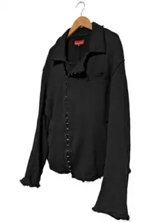 セマンティックデザイン フロントホック スウェットジャケット　 L 黒のサムネイル