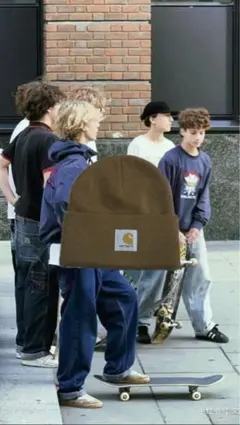 Carhartt ブラウン ニット帽 ビーニー 新品未使用 人気