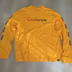 Cadence イエロー ロングスリーブTシャツ　MASH BLUE LUG