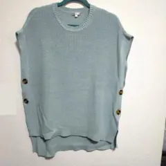 ニットロングベスト