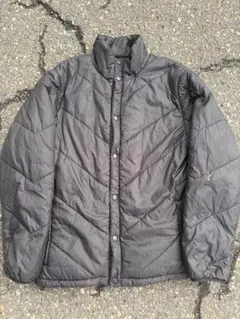 【希少】OLD STUSSY GEAR ダウンジャケット ブラック V字キルト