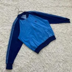 激レア◆70s 80s デサント製 adidas【M】トラックジャケット