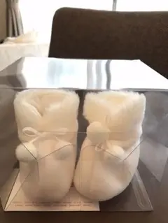 ミキハウス　ファー付きブーティ　ファースト