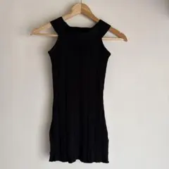 GLASSONS ブラック ノースリーブ Sサイズ