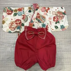 ベビー袴　女の子　70-80cm