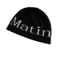 Matin Kim マーティンキム ビーニー ブラック レディース