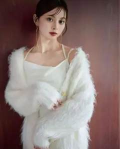 新品SNIDEL スナイデル【シャギーカーディガン】