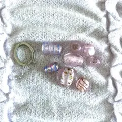 ビーズ　ハンドメイドパーツ