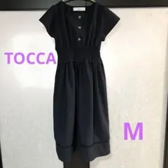 美品　TOCCA ワンピース　ネイビー　M