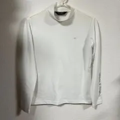 マンシングウェア タートルネック モックネック ホワイト サイズL