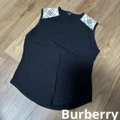 値下げしましたBURBERRY LONDON★ノースリーブカットソー ★Mサイズのサムネイル