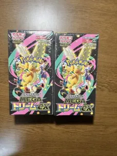 ポケモンカードゲーム MEGAドリームex 2BOXセット シュリンク付き